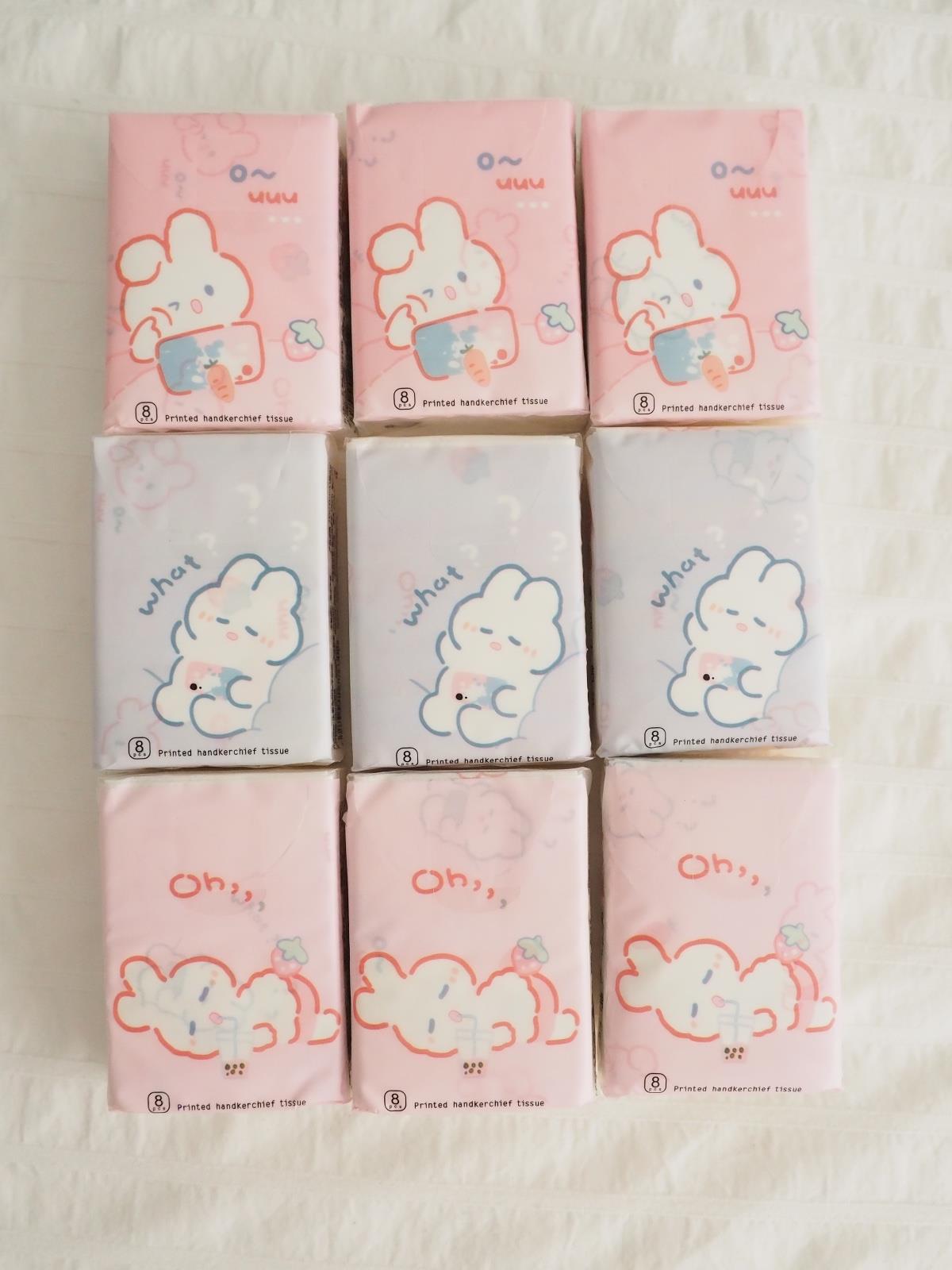 Cute Bunny Desenli Peçete 9lu Paket