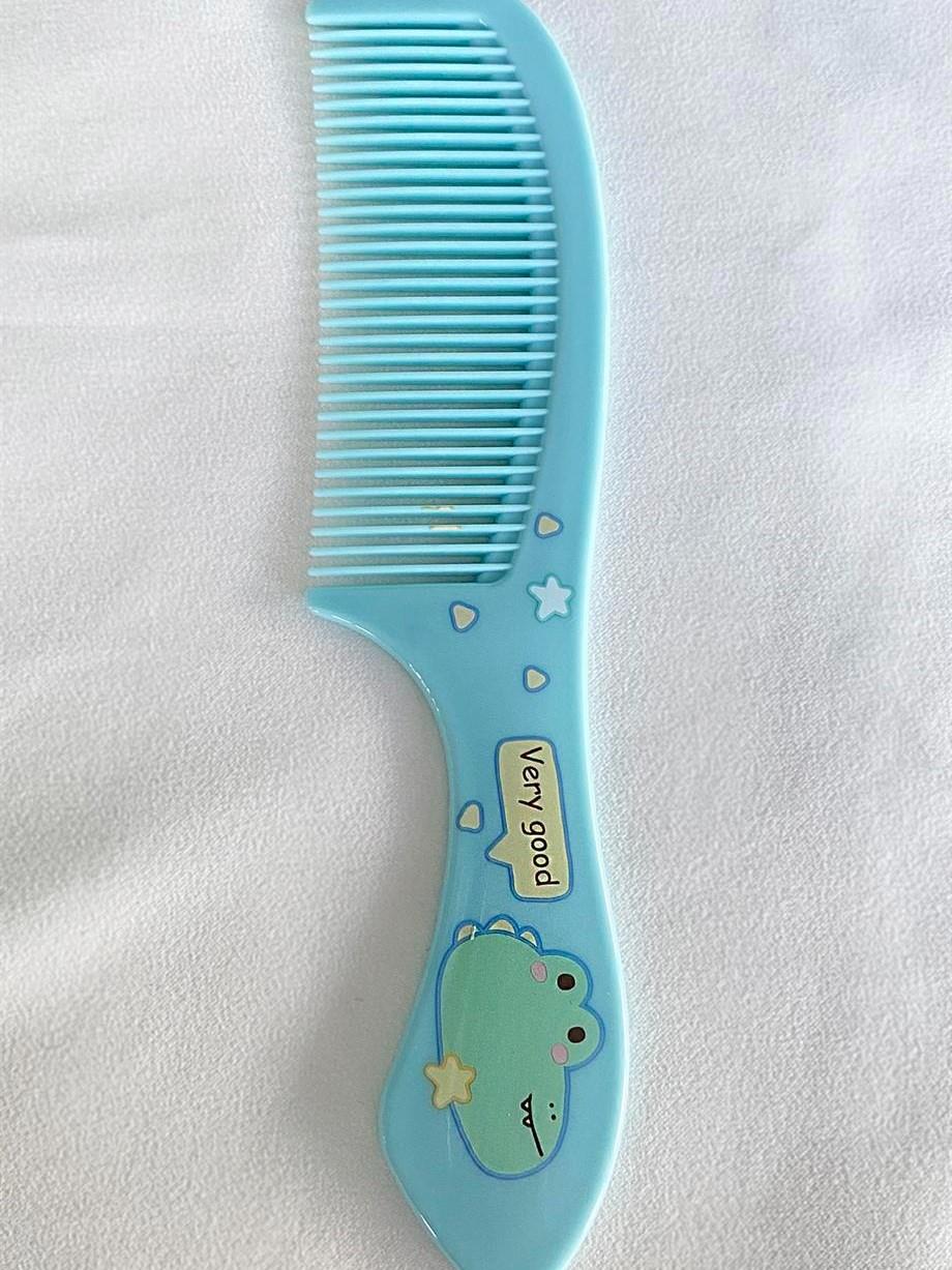 Cute Kawaii Dino Mavi Saç Tarağı