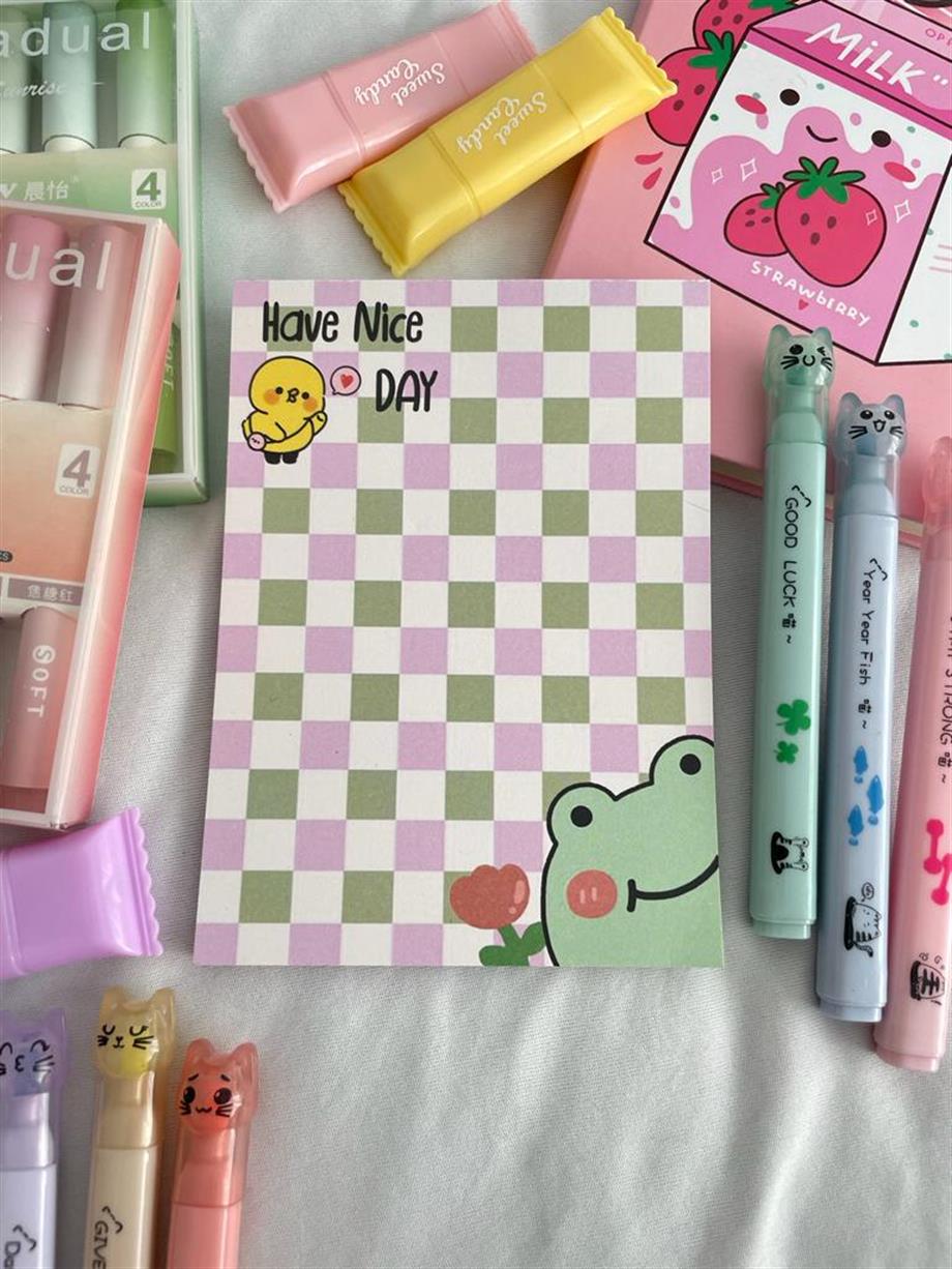 Damalı Sevimli kurbağa To Do List