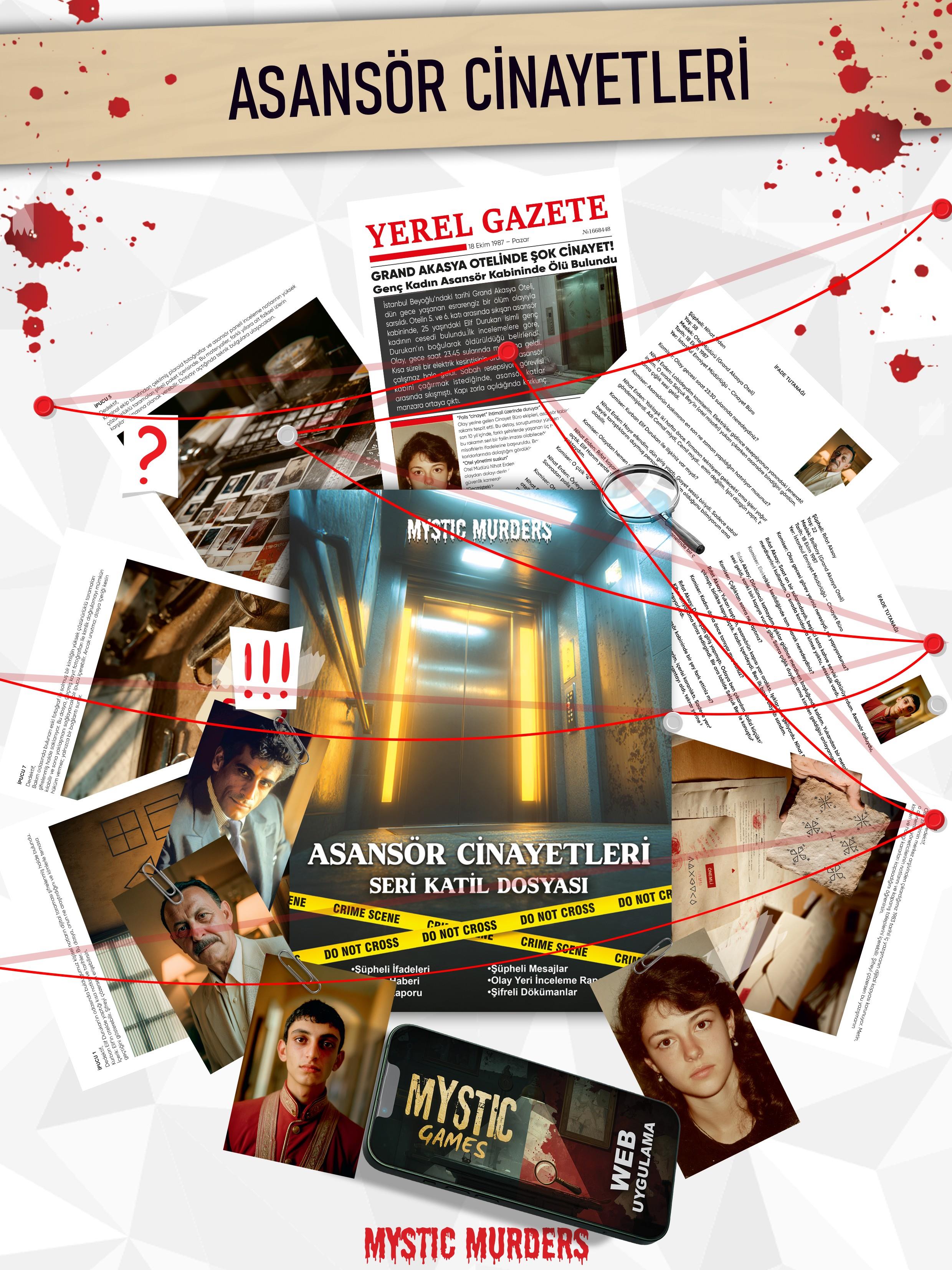 Dedektiflik Cinayet Çözme Oyunu - Asansör Cinayetleri