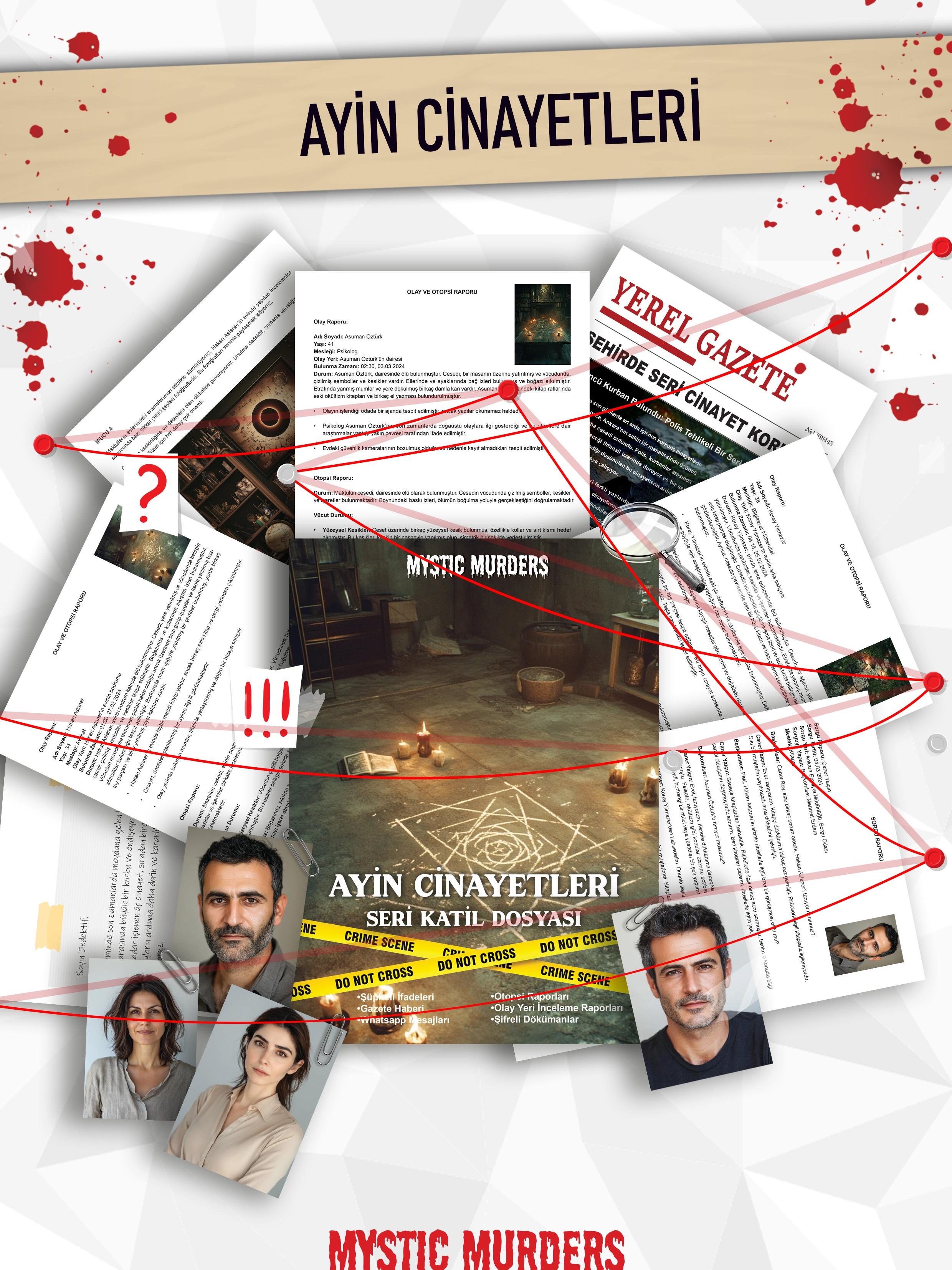 Dedektiflik Cinayet Çözme Oyunu - Ayin Cinayetleri