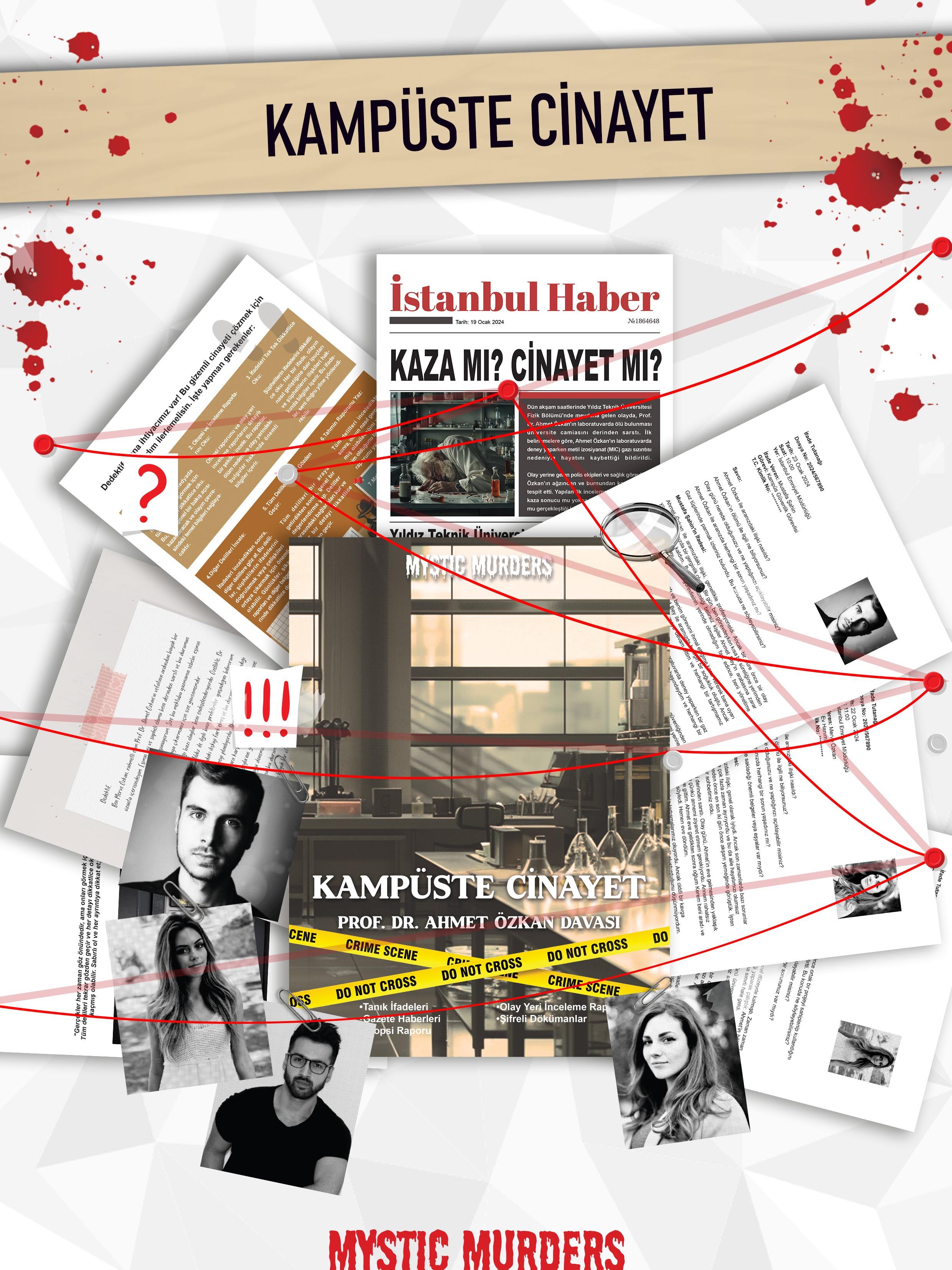 Dedektiflik Cinayet Çözme Oyunu - Kampüste Cinayet