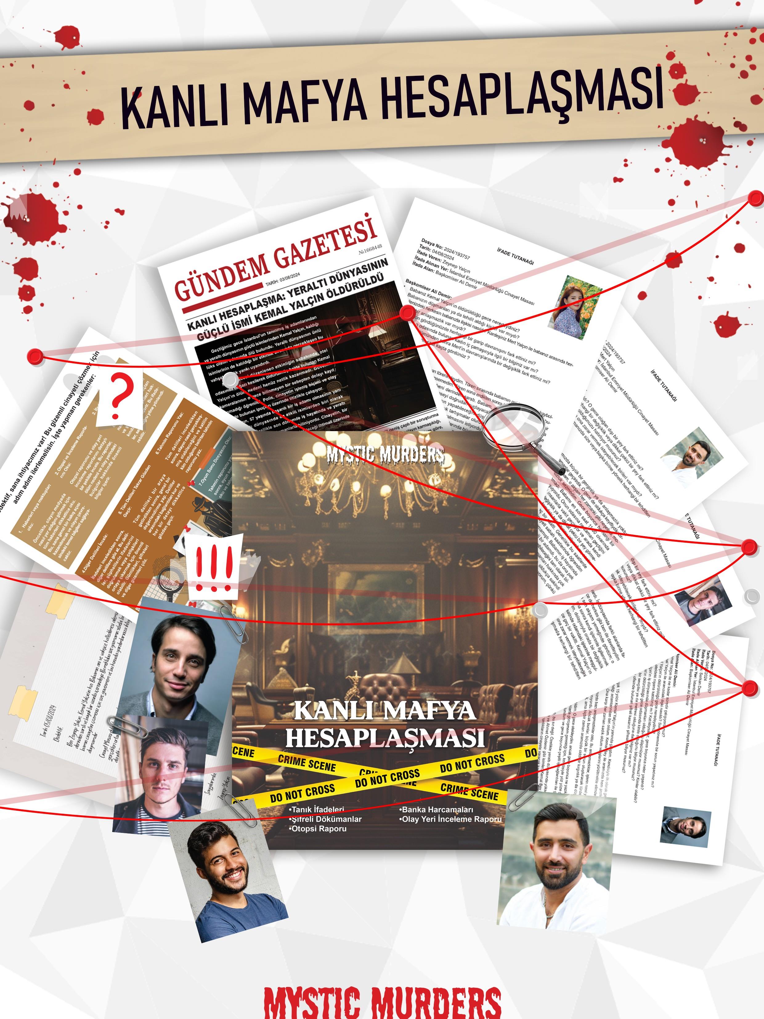 Dedektiflik Cinayet Çözme Oyunu - Kanlı Mafya Hesaplaşması