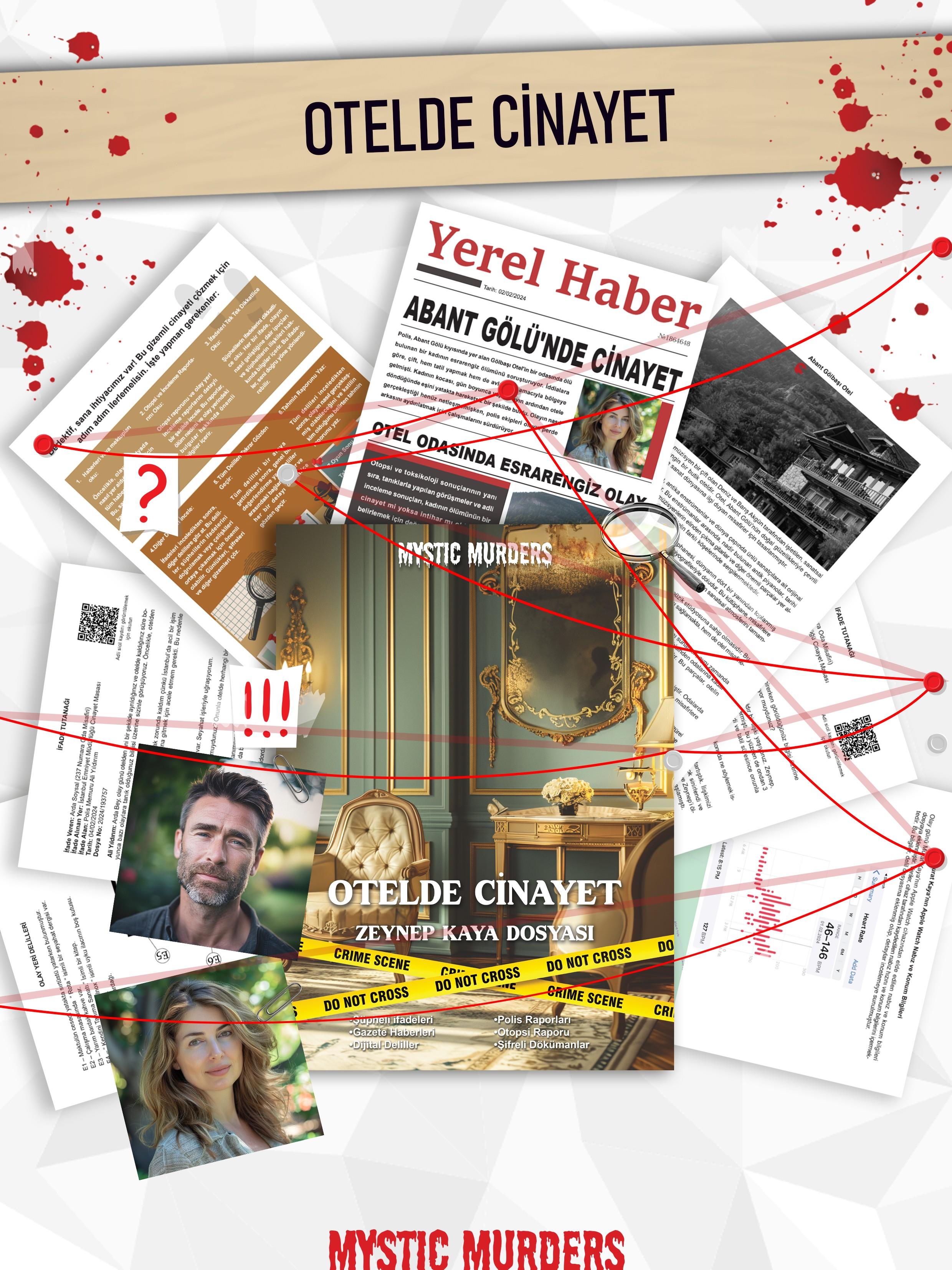 Dedektiflik Cinayet Çözme Oyunu - Otelde Cinayet