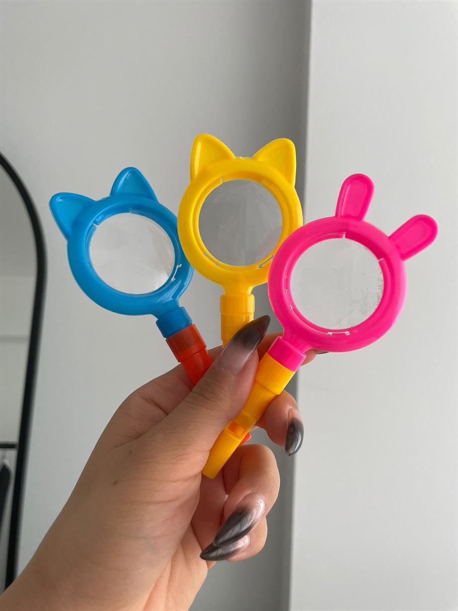 Düdüklü Kedi Büyüteç 3'lü Set