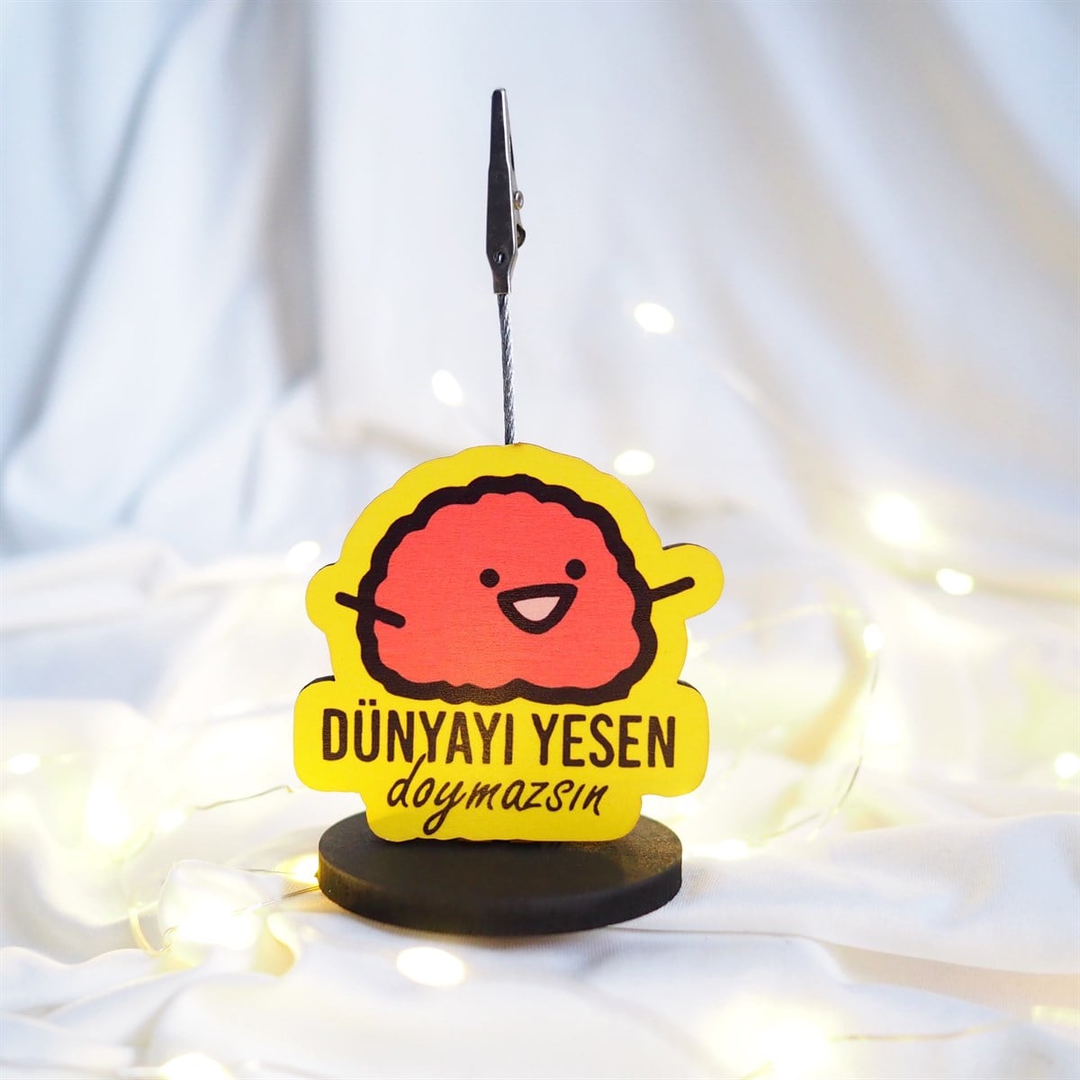 Dünyayı Yesen Doymazsın Not Tutucu