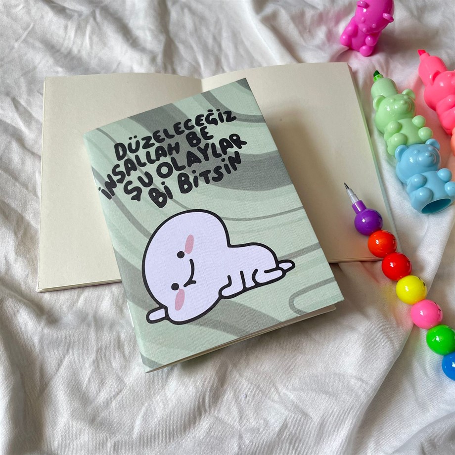 Düzeleceğiz İnşallah Mini Çizgisiz Defter