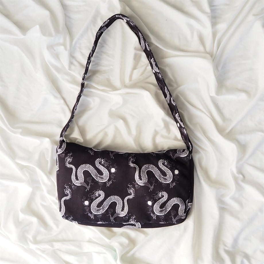Ejderha Siyah Baget Çanta
