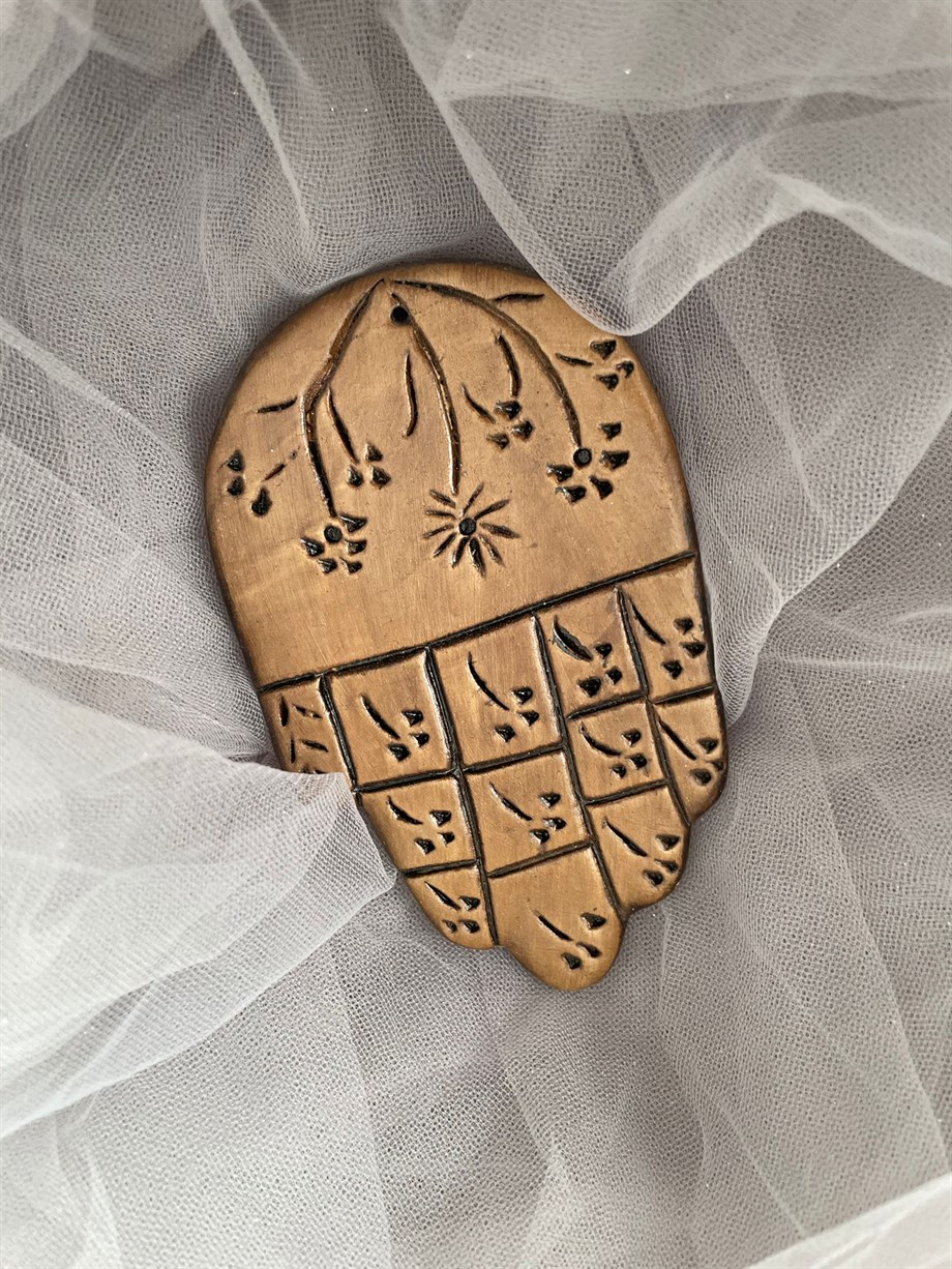 El Figürlü Seramik Tütsülük