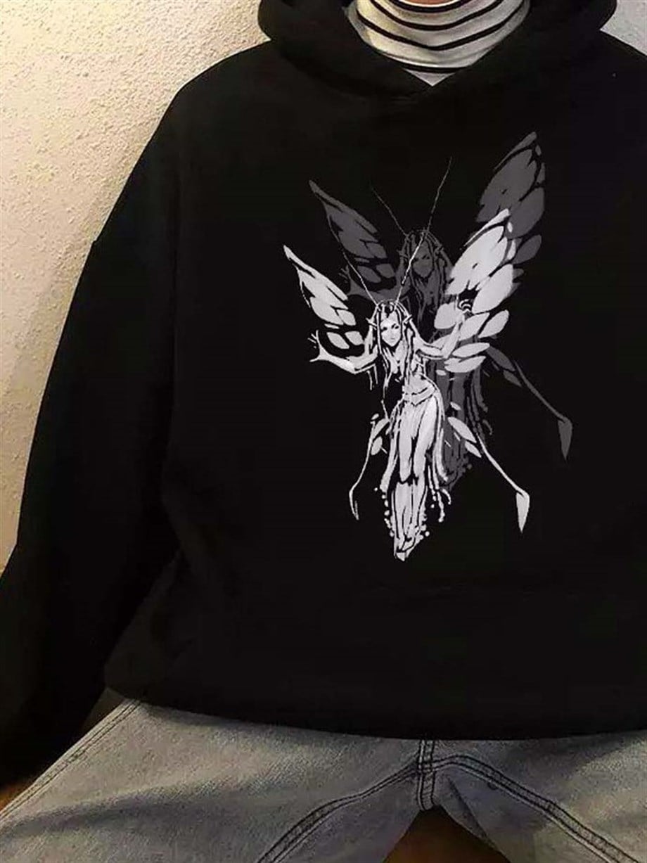 Fairy Girl Unisex Kapşonlu Sweatshirt
