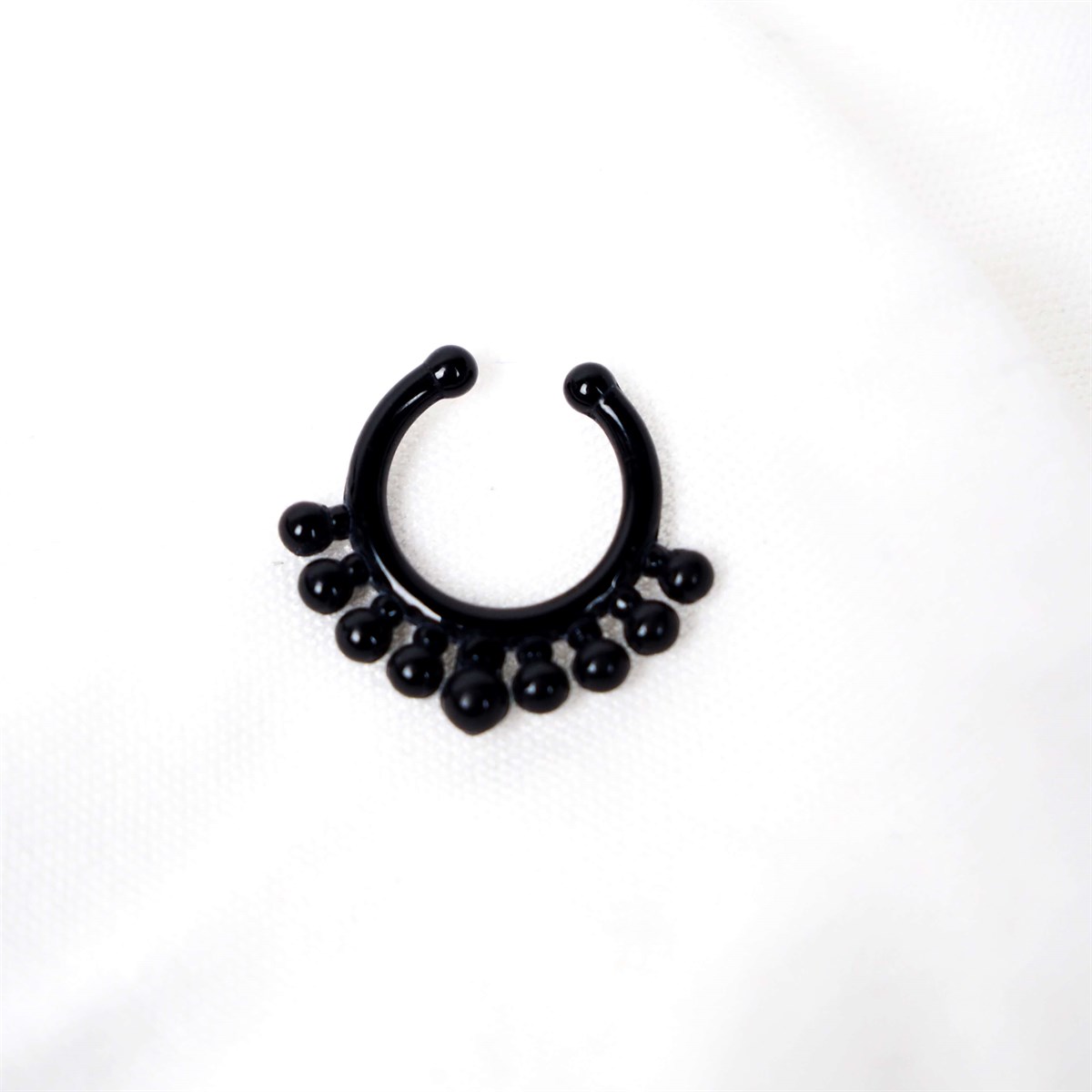 Fake Septum Piercing Siyah