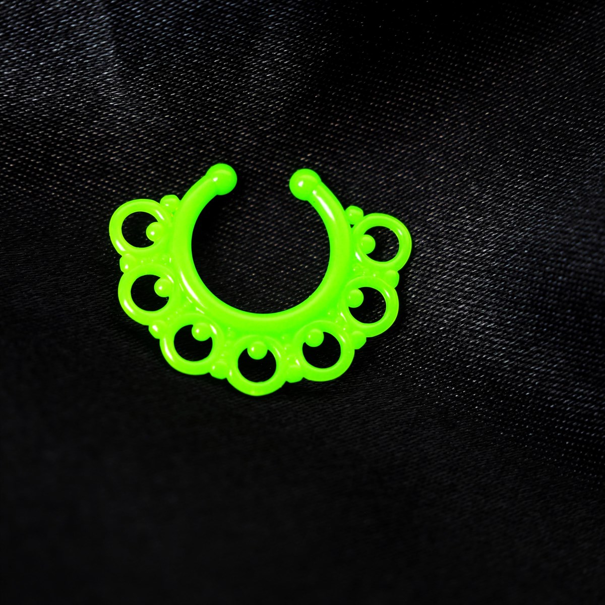 Fake Septum Piercing Yeşil