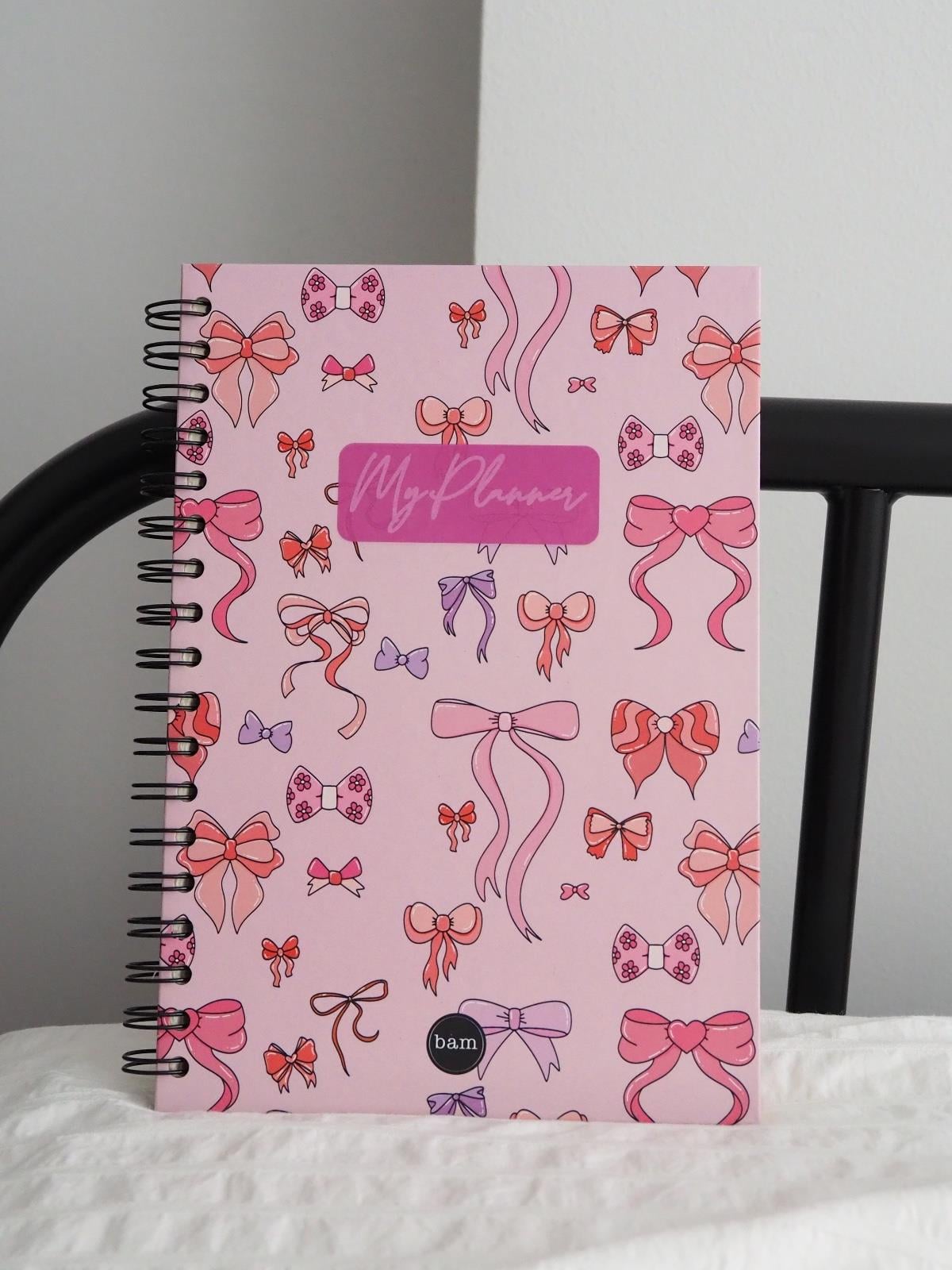 Fiyonk Tasarımlı Spiralli Defter