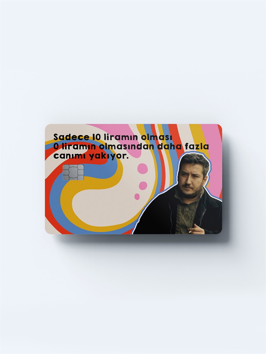 Gibi Cebimde Sadece 10 Liramın Olması Kart Kaplama Sticker