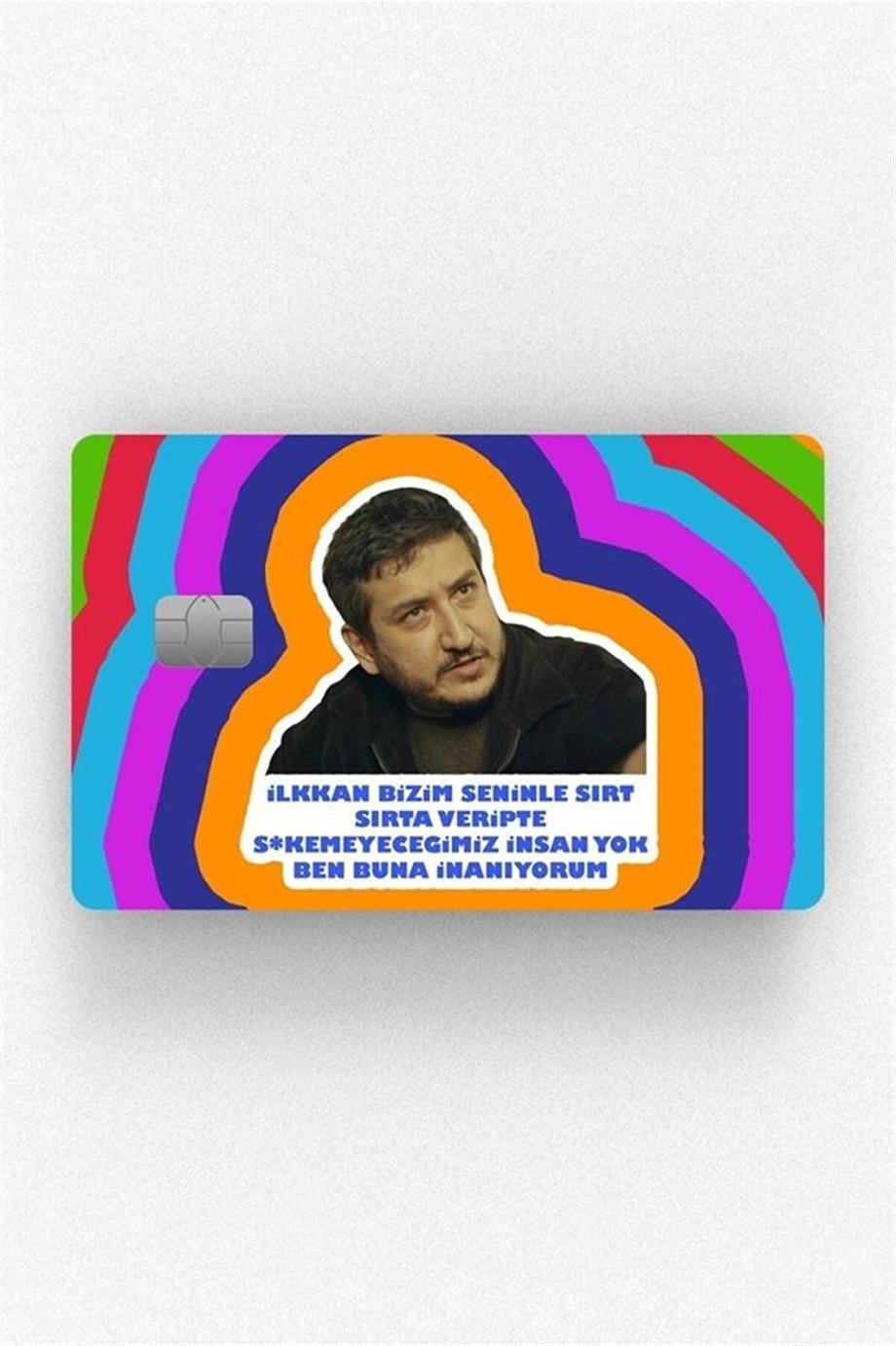 Gibi Sırt Sırta Kart Kaplama Sticker 10lu Paket