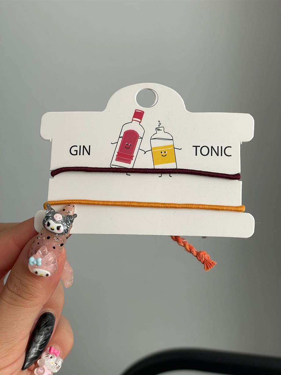Gin Tonic Çift Bilekliği