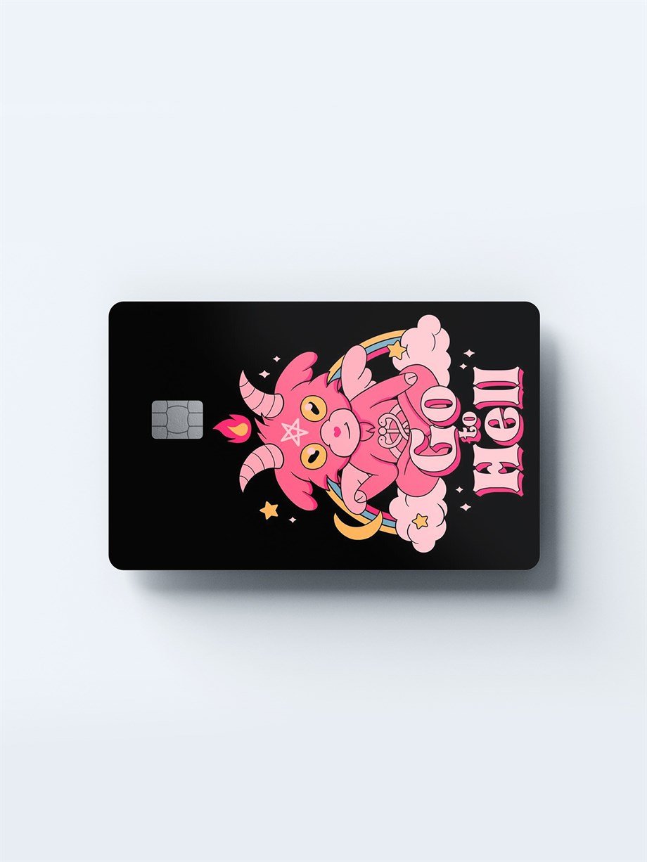 Go To Hell Kart Kaplama Sticker