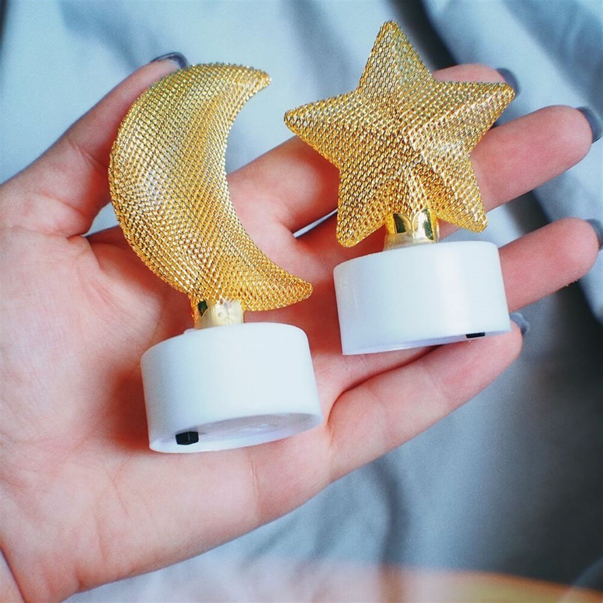 Gold Yıldız Mini Lamba