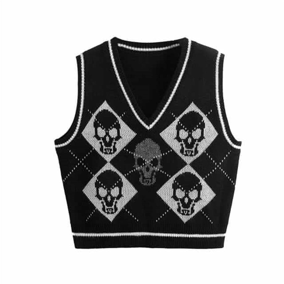 Gothic Kurukafa Süveter