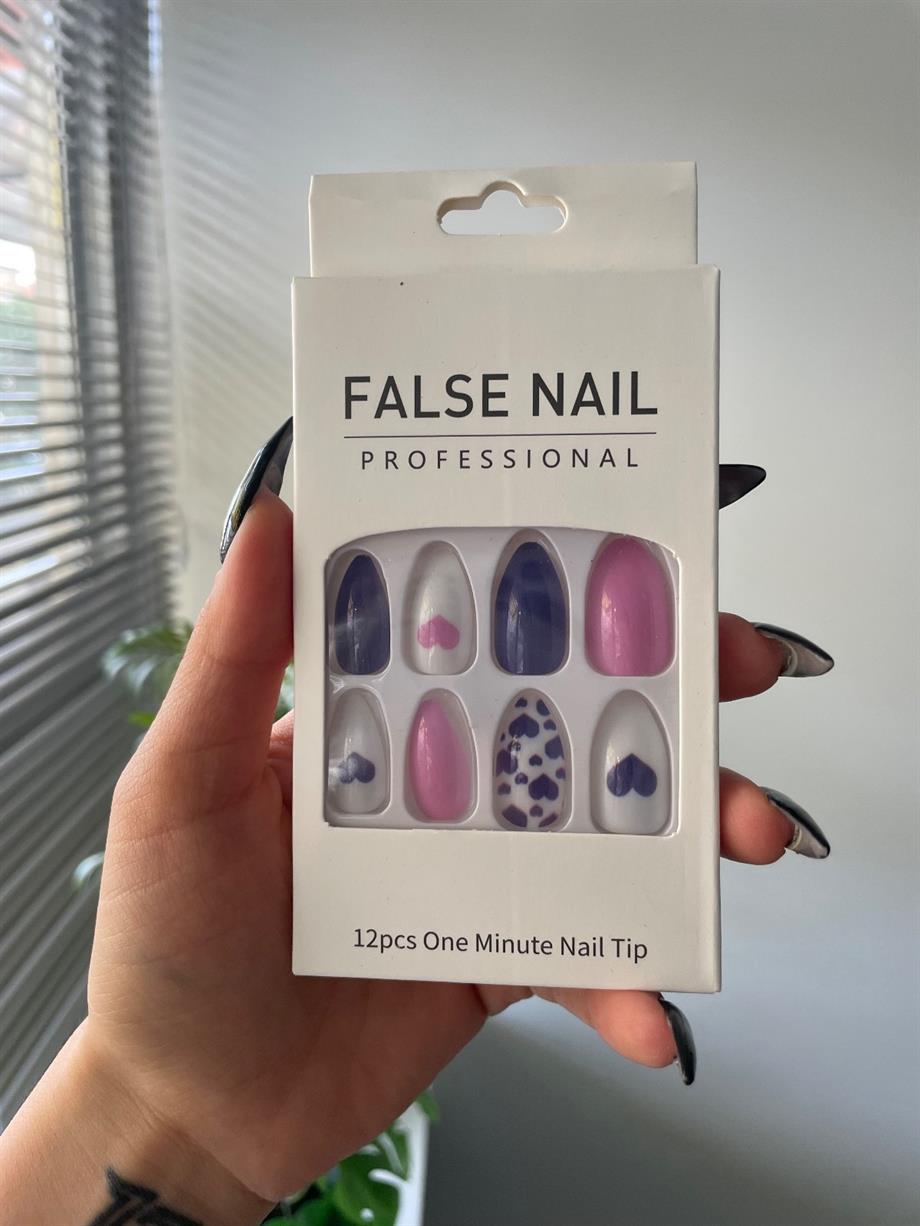 Heart 12li Takma Tırnak Seti