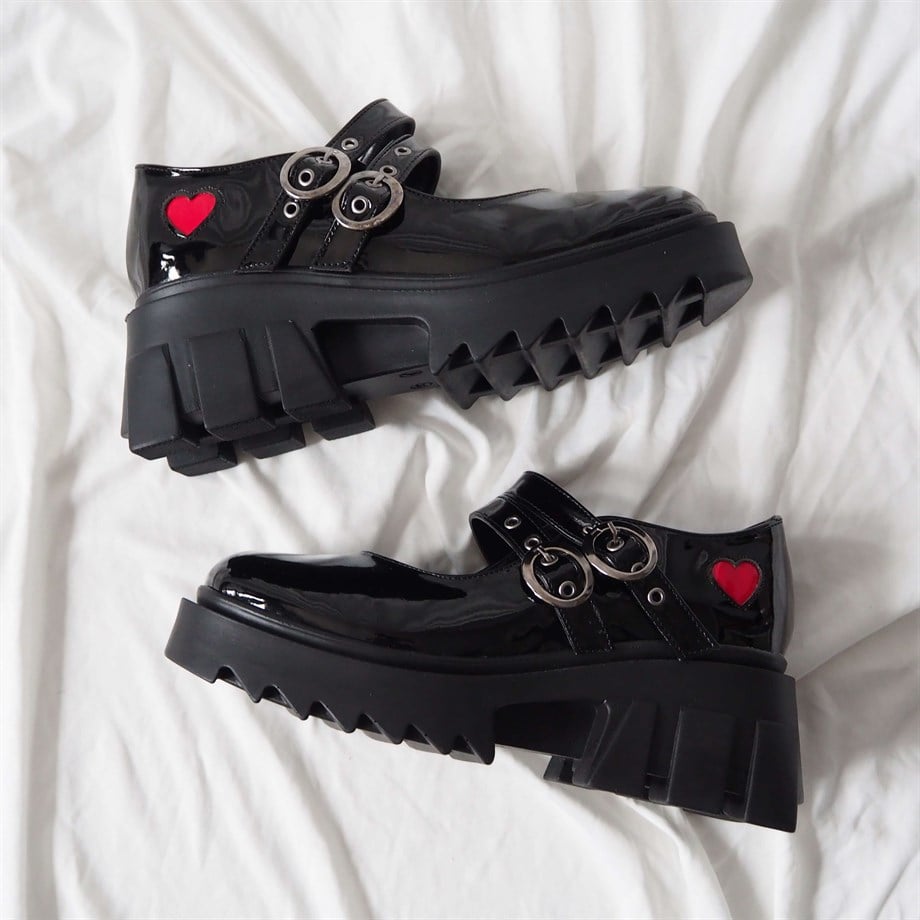 Heart Lolita Rugan Ayakkabı