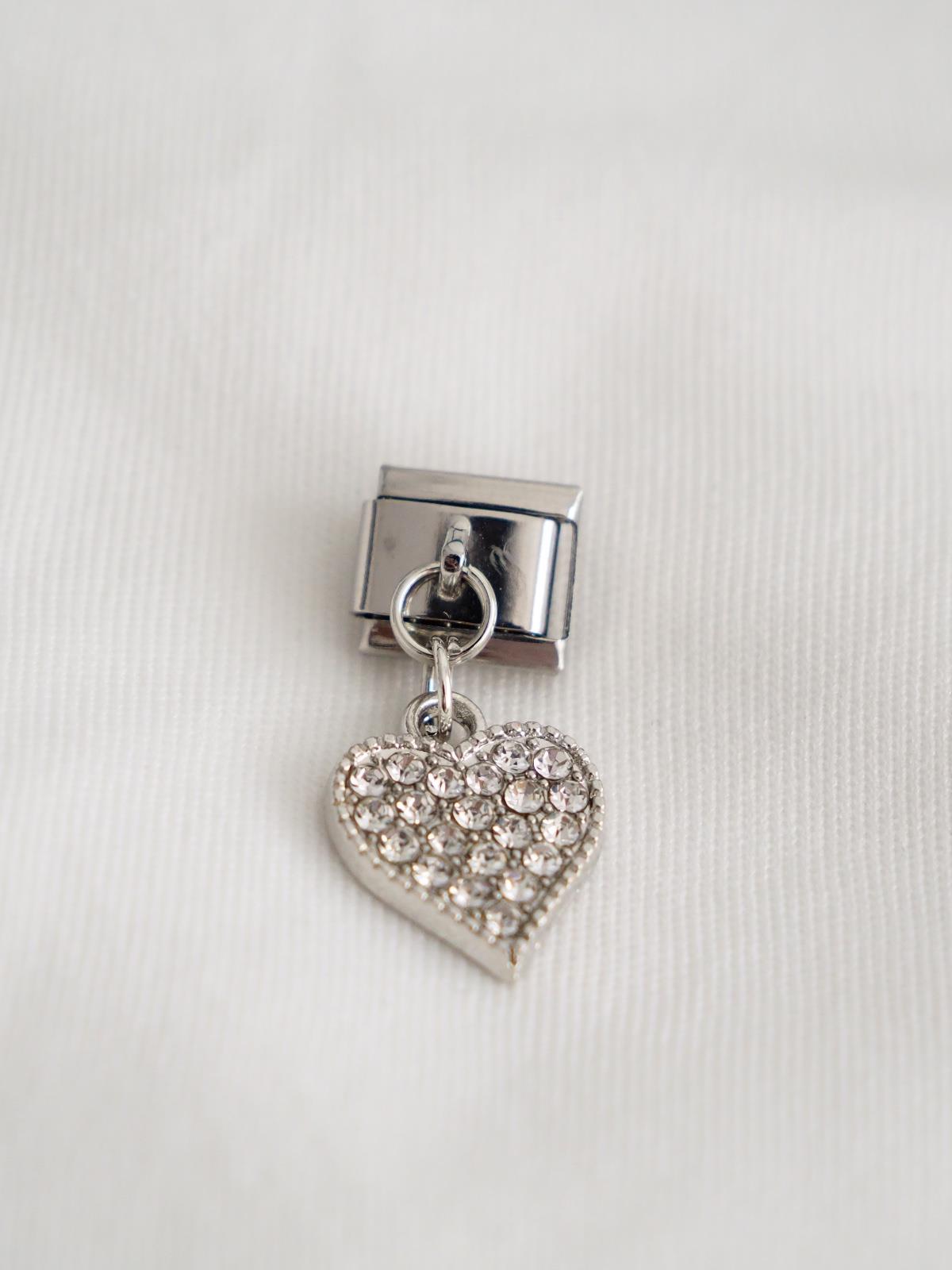 Heart Star İtalyan Charm