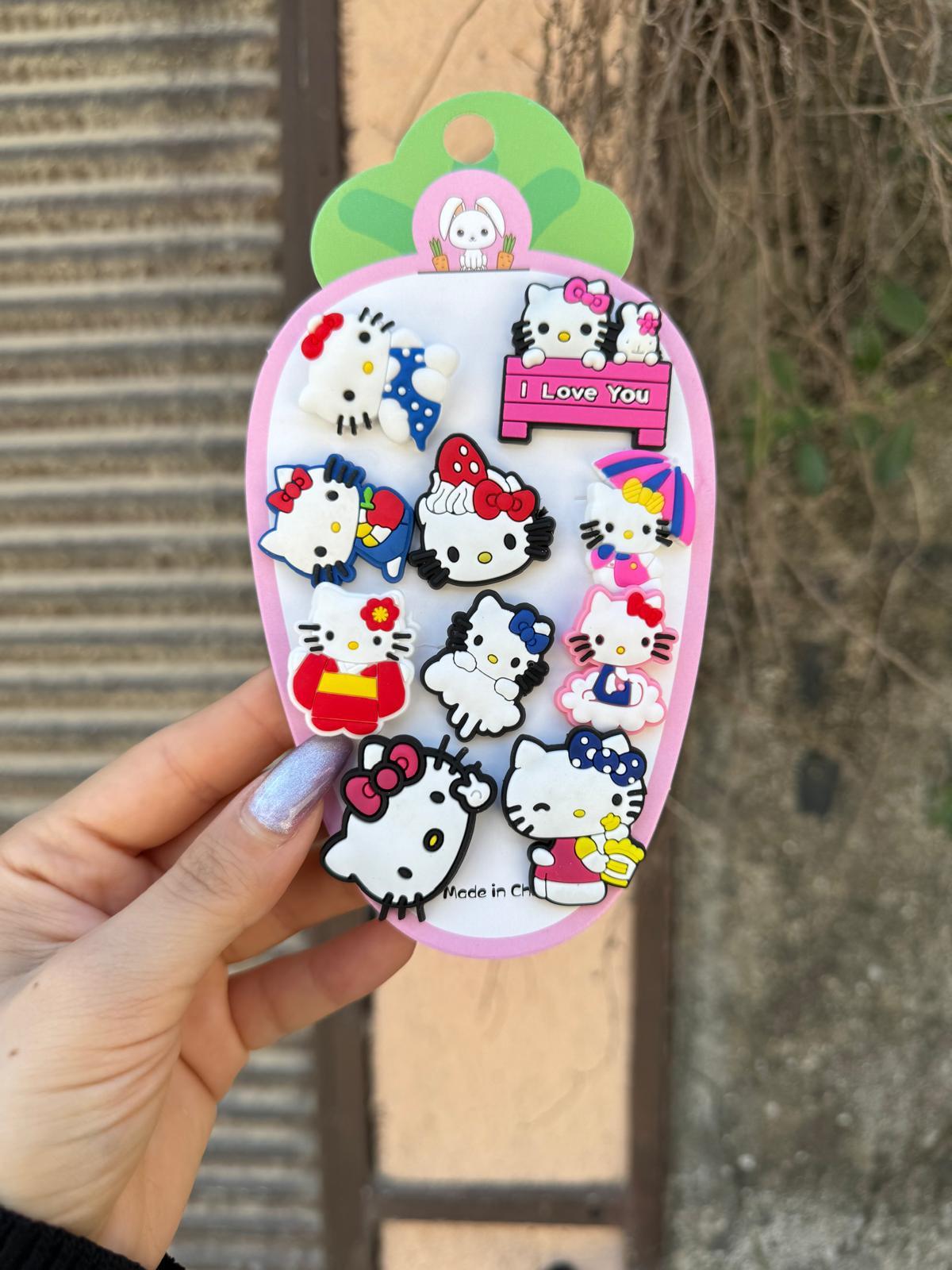 Hello Kitty 10lu Crocs Terlik Süsü 