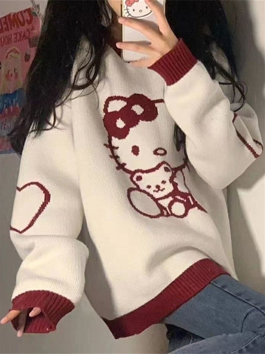 Hello Kitty and Bear Oversize Kazak