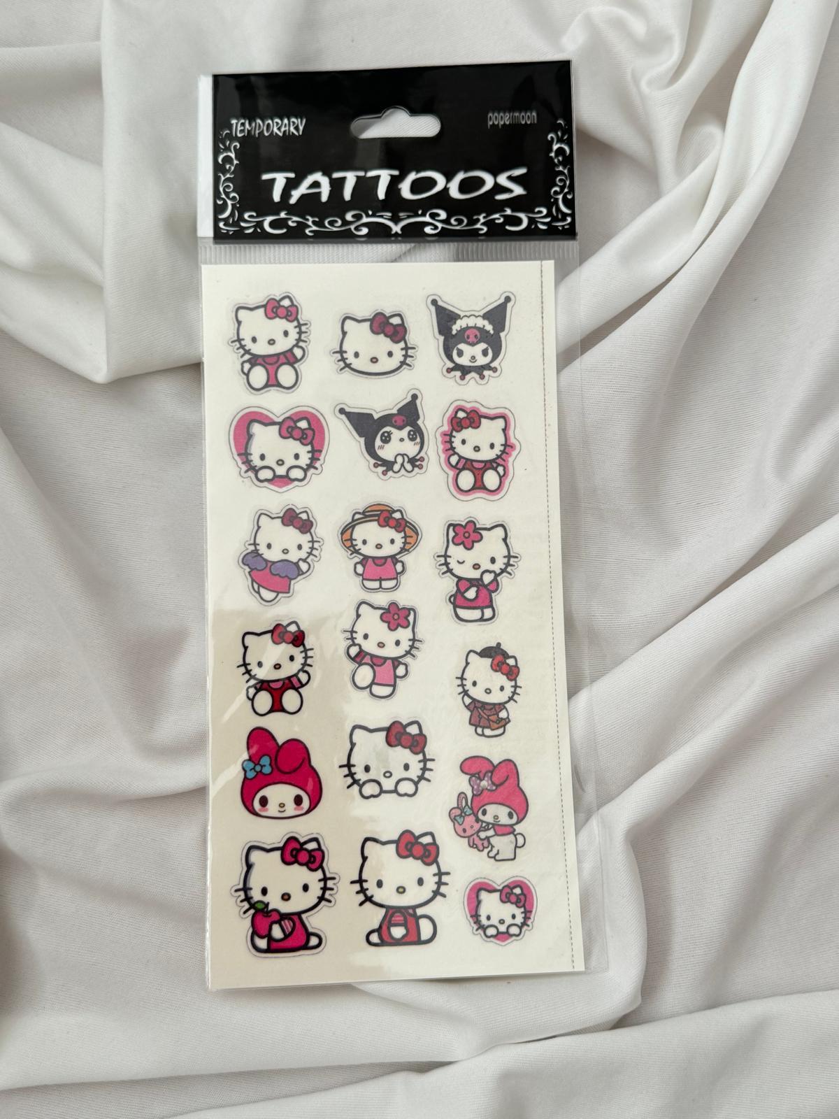 Hello Kitty Geçici Mini Dövme