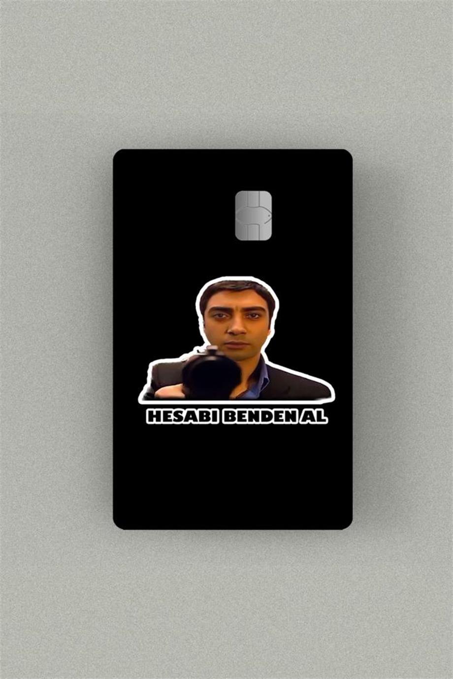 Hesabı Benden Al Kart Kaplama Sticker 10lu Paket