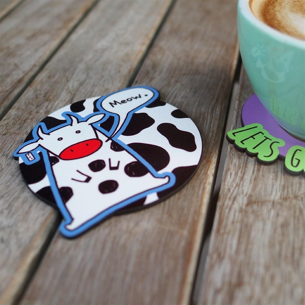 İnek Bardak Altlığı