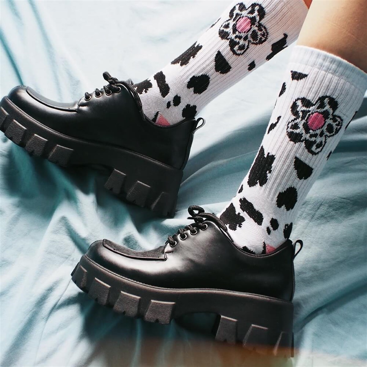 İnek Papatya Çorap