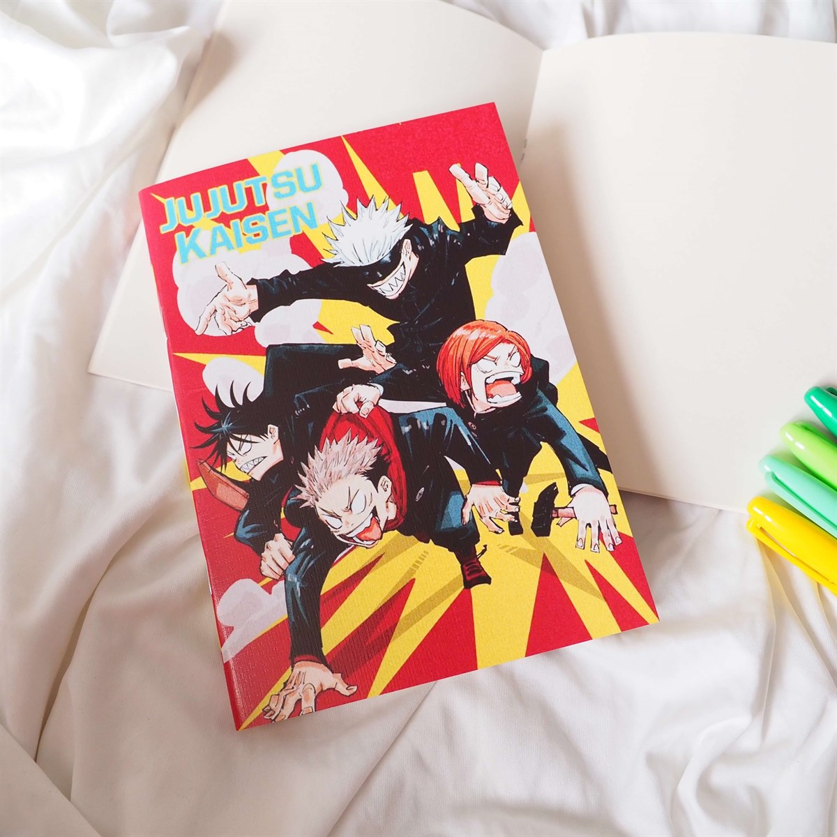 Jujutsu Kaisen Baskılı Defter