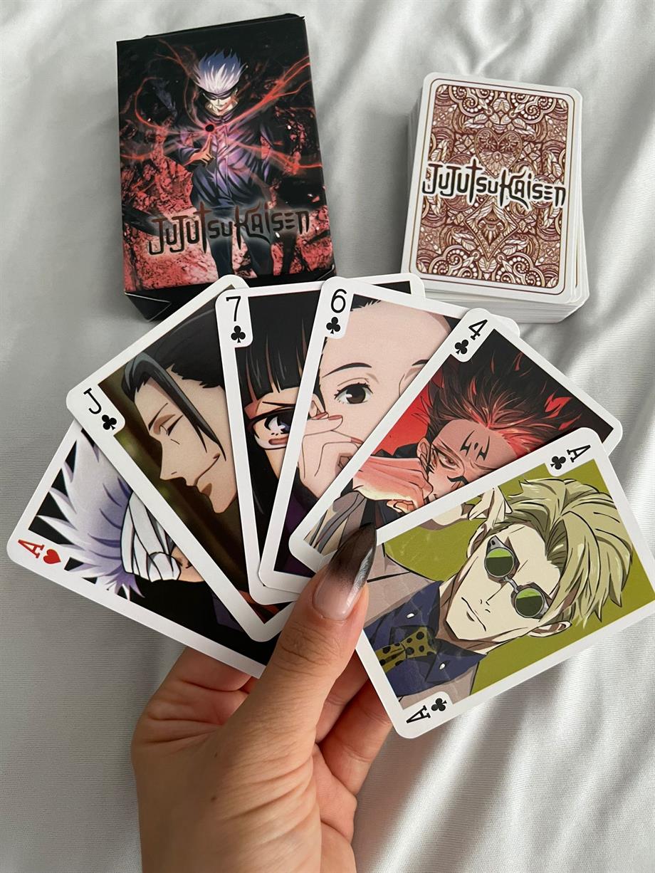 Jujutsu Kaisen İskambil Poker Kartı