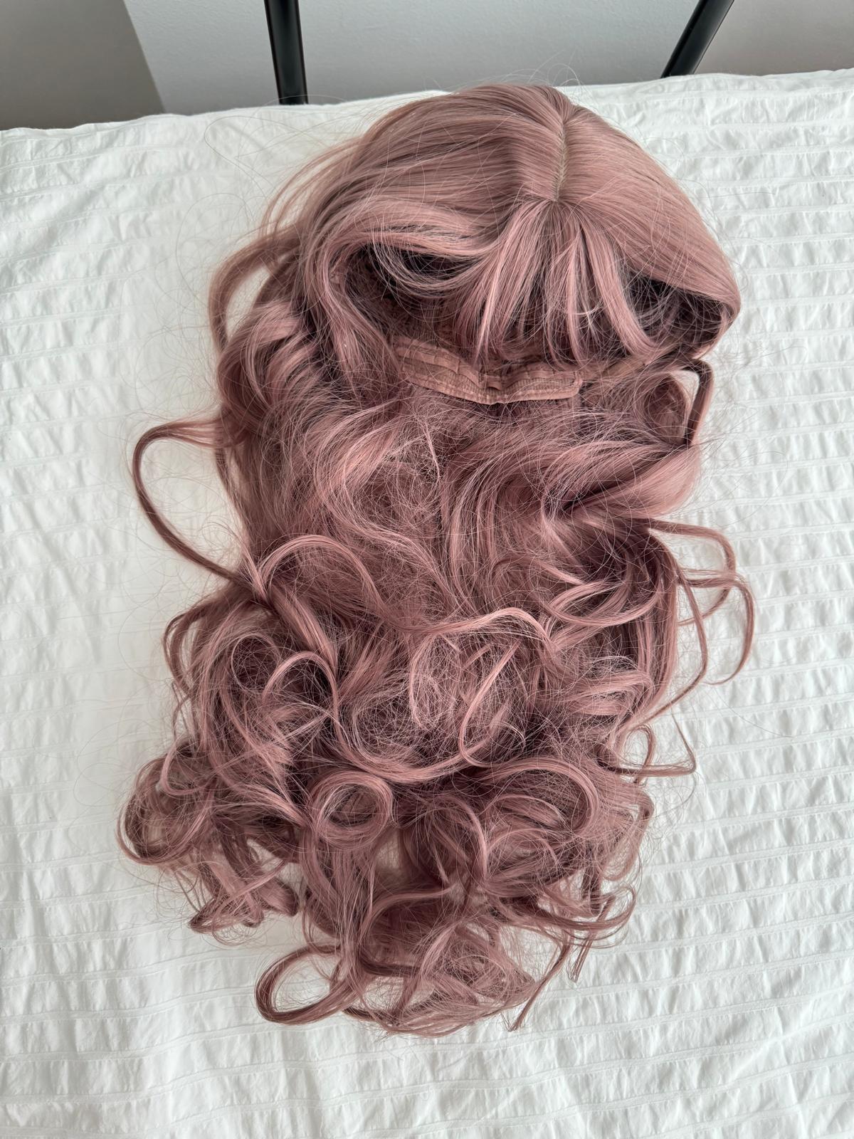 Kahküllü Renkli Kıvırcık Peruk