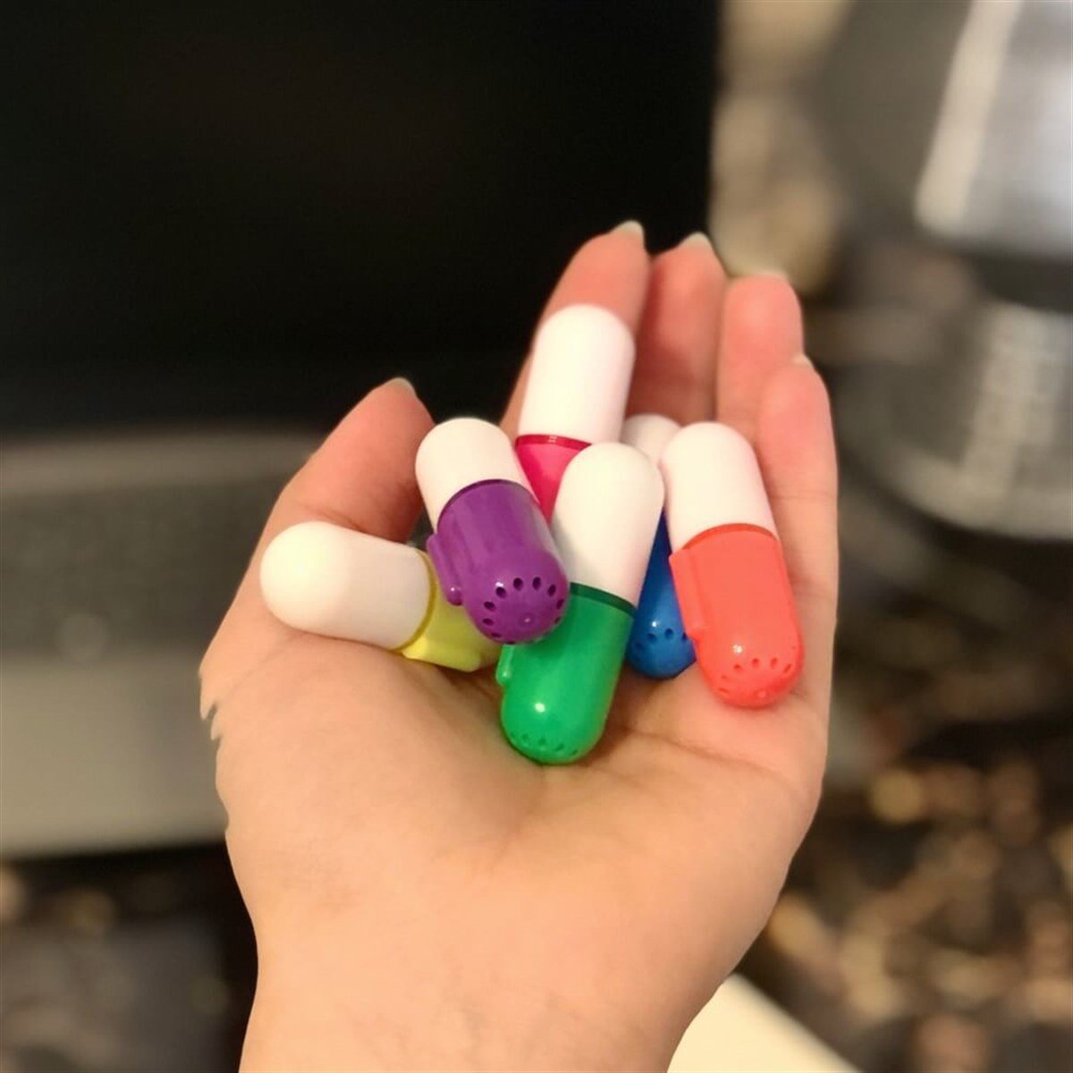 Kapsül 6'lı Keçeli Kalem