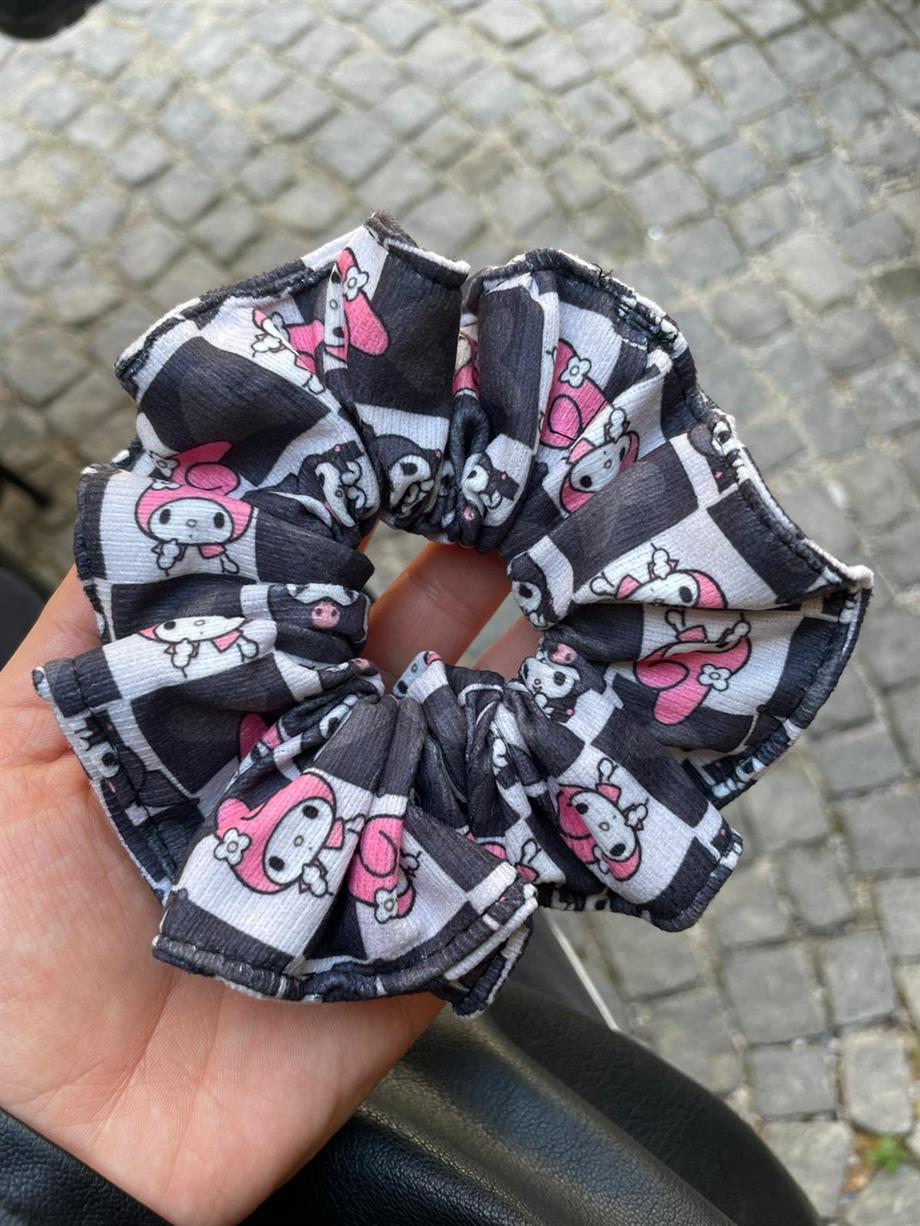 Kareli Kuromi Scrunchie Lastik Toka