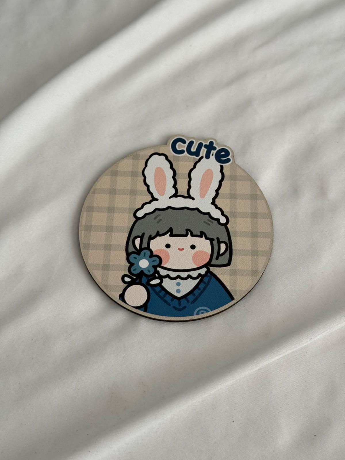 Kawaii Cute Bardak Altlığı