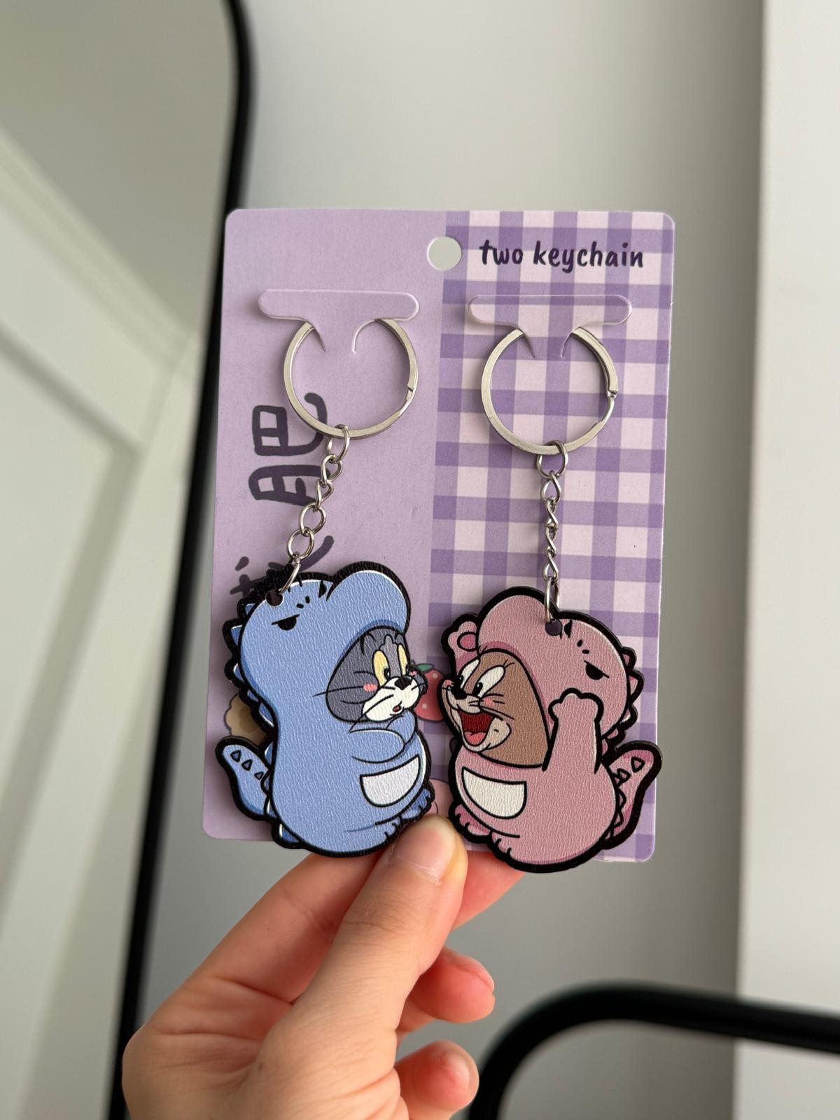 Kedi Fare 2li Anahtarlık