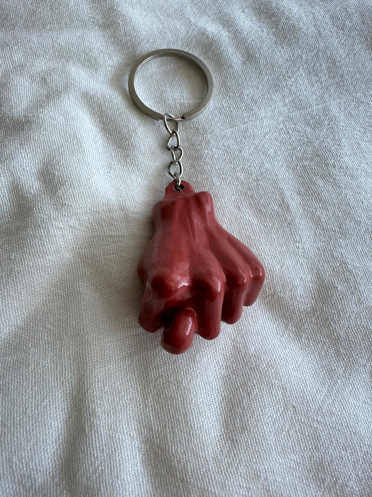 Kiremit Renk Nah Anahtarlık