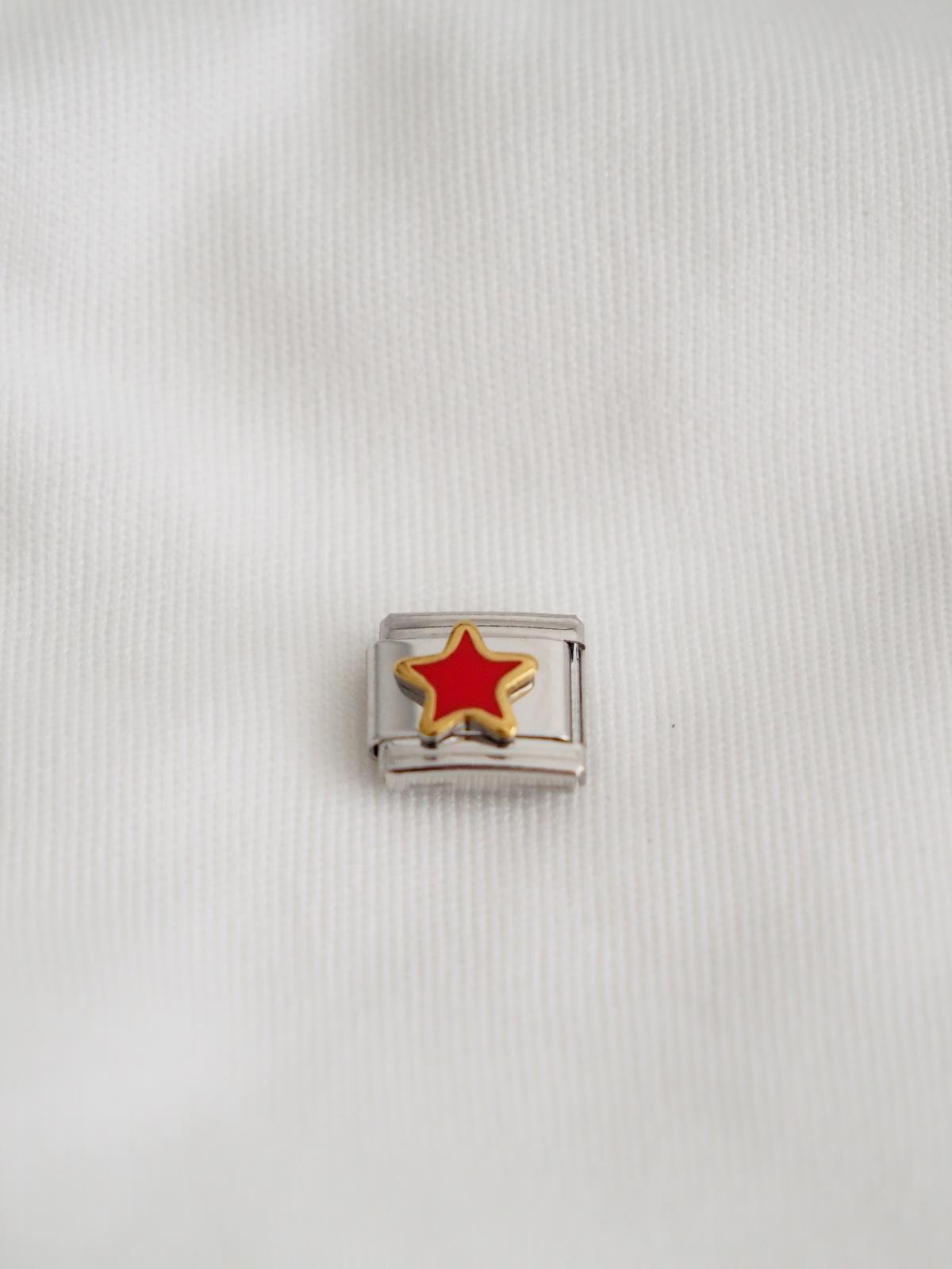 Kırmızı Yıldız İtalyan Charm