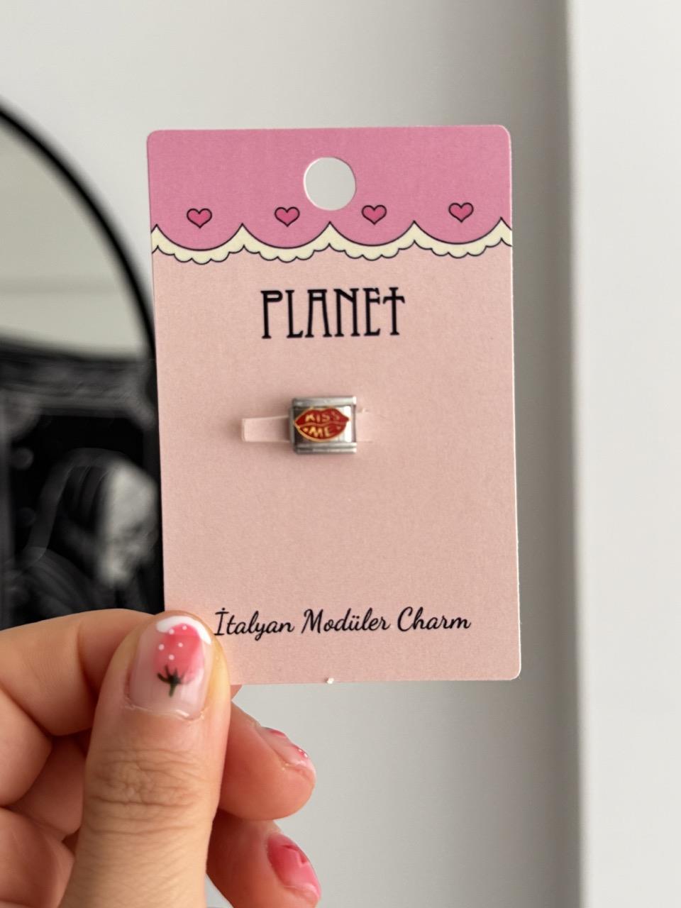 Kiss Me Kartlı İtalyan Charm