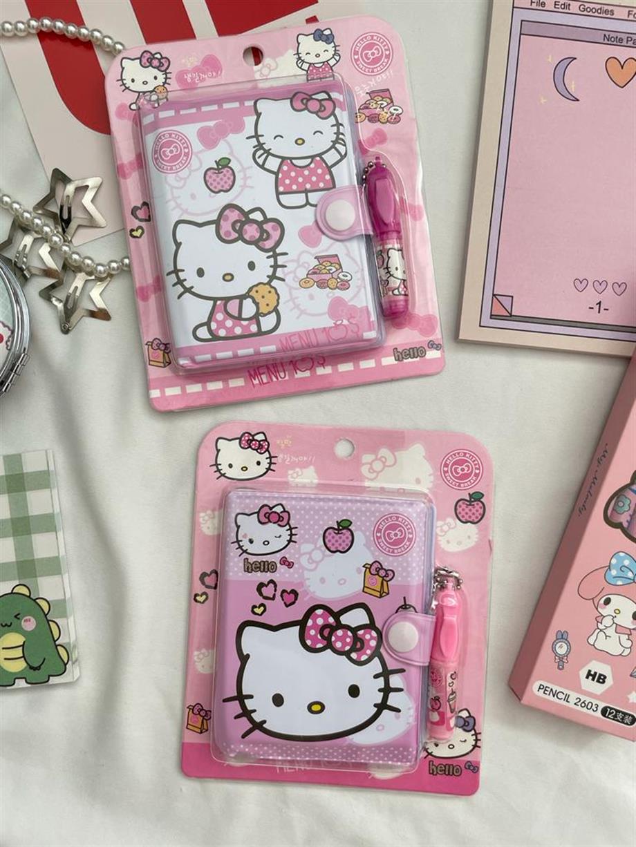 Kitty Puffy Mini Kalemli Defter