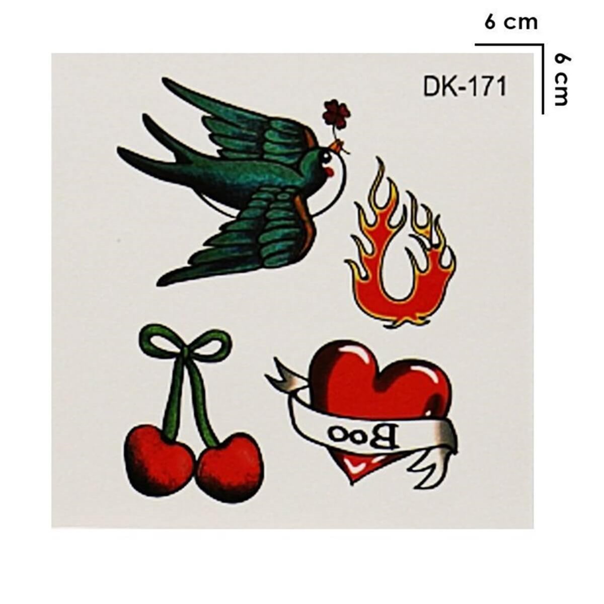 Kolaj Mini Dövme Fake Tattoo