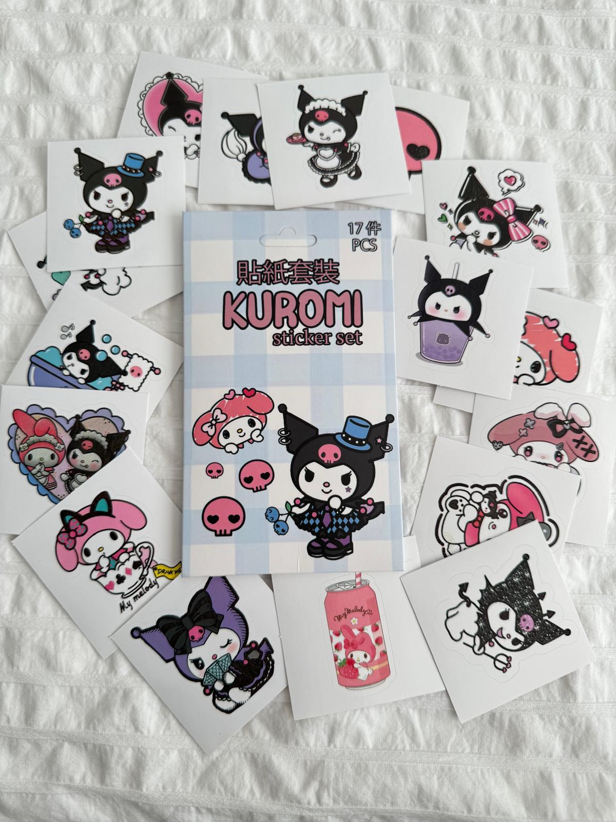Kuromi Kutulu Sticker Seti