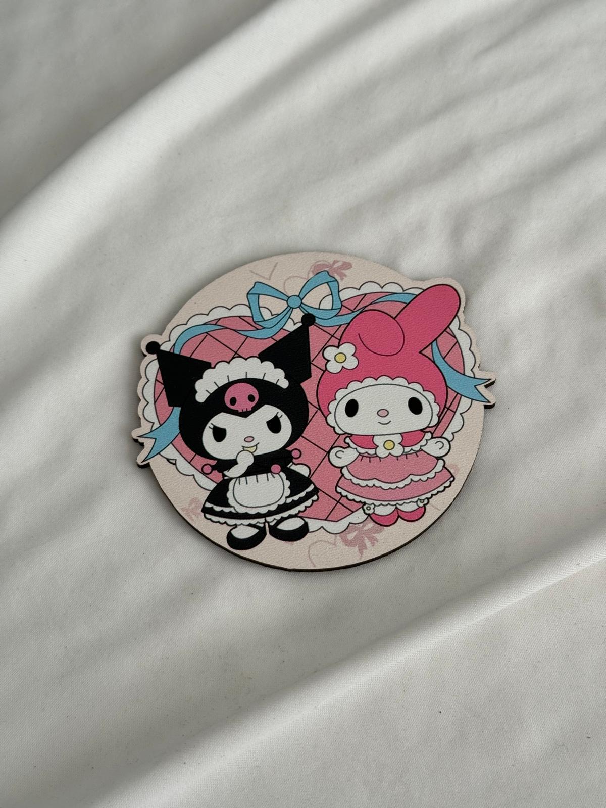 Kuromi Melody Bardak Altlığı 