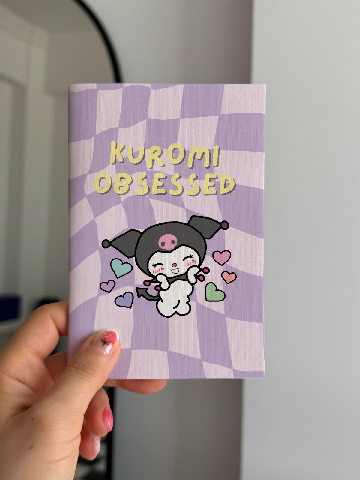 Kuromi Obsessed Mini Çizgisiz Defter