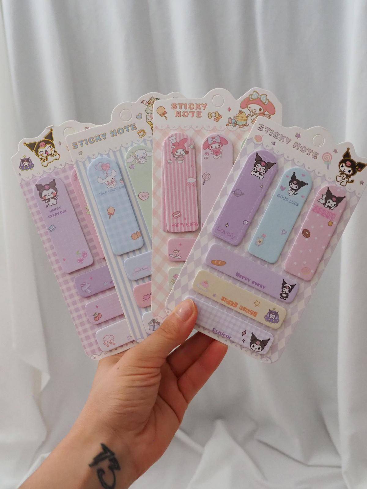 Kuromi Sticky Not Post It Set 4lü Set