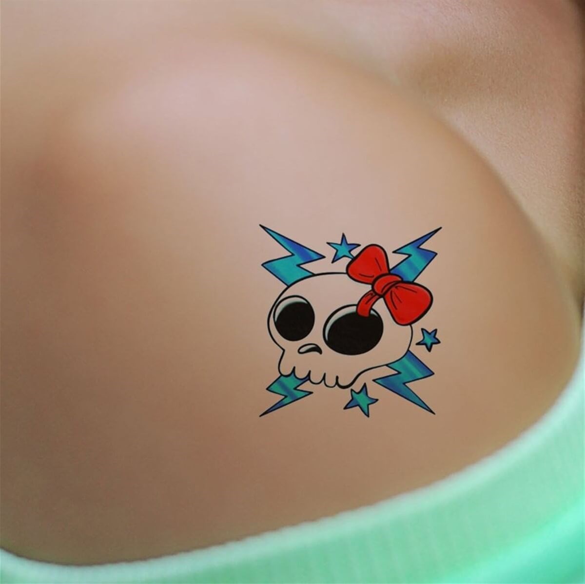 Kurukafa Mini Dövme Fake Tattoo