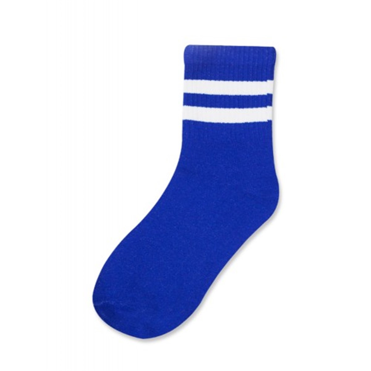 Lacivert Çizgili Çorap